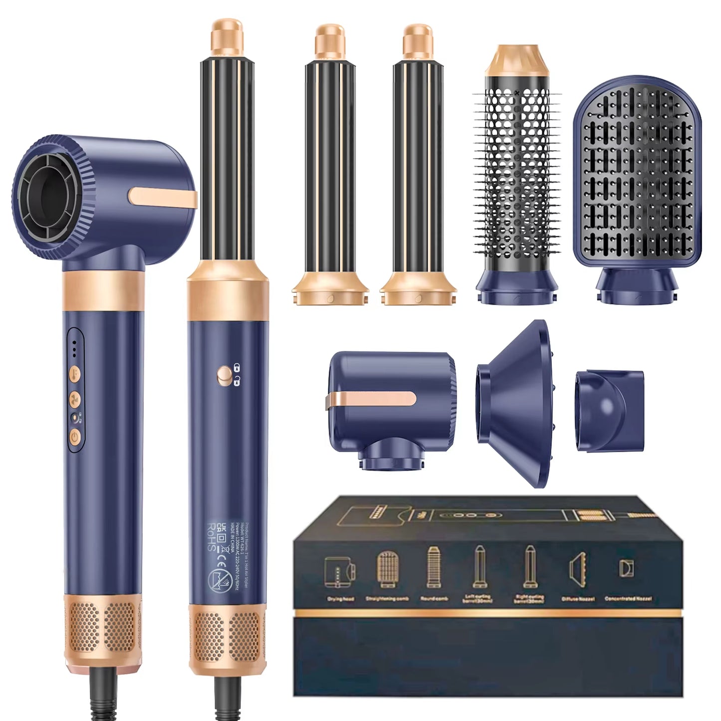 7 in 1 Hair Dryer Brush