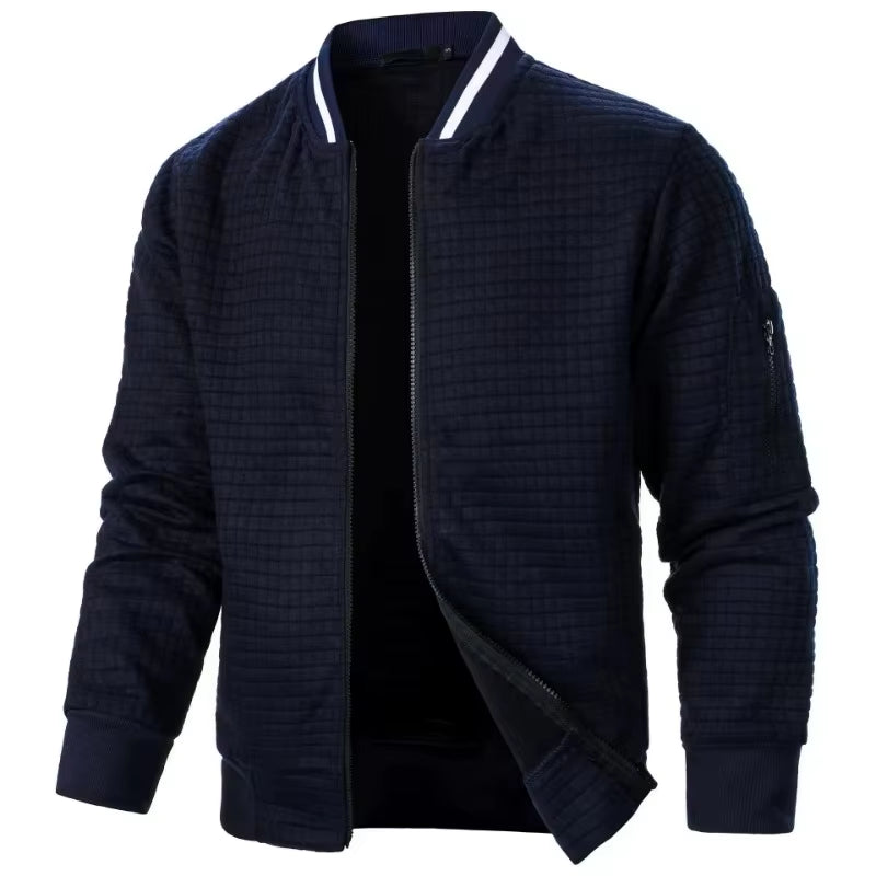 Mens Long Sleeve Zipper Jacket