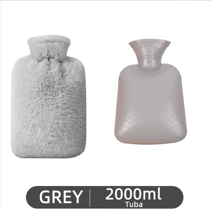 Cozy Faux Fur Hot Water Bag Warmer - Your Perfect Winter Companion