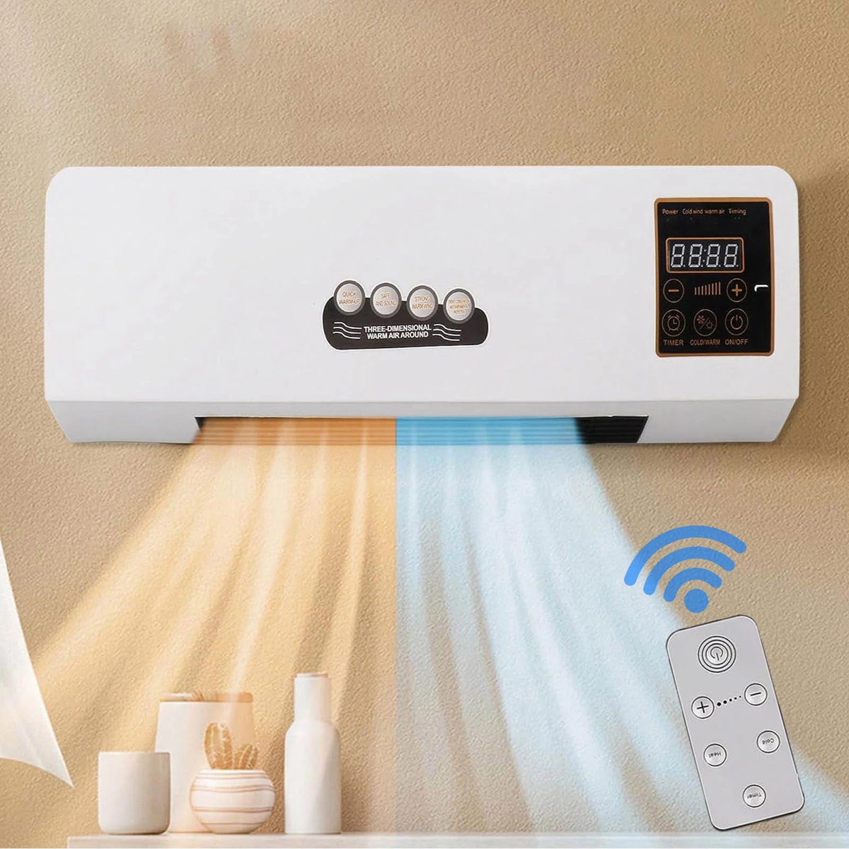 Wall-Mounted Air Conditioner with Heat Function – Perfect Climate Control for Small to Medium Rooms