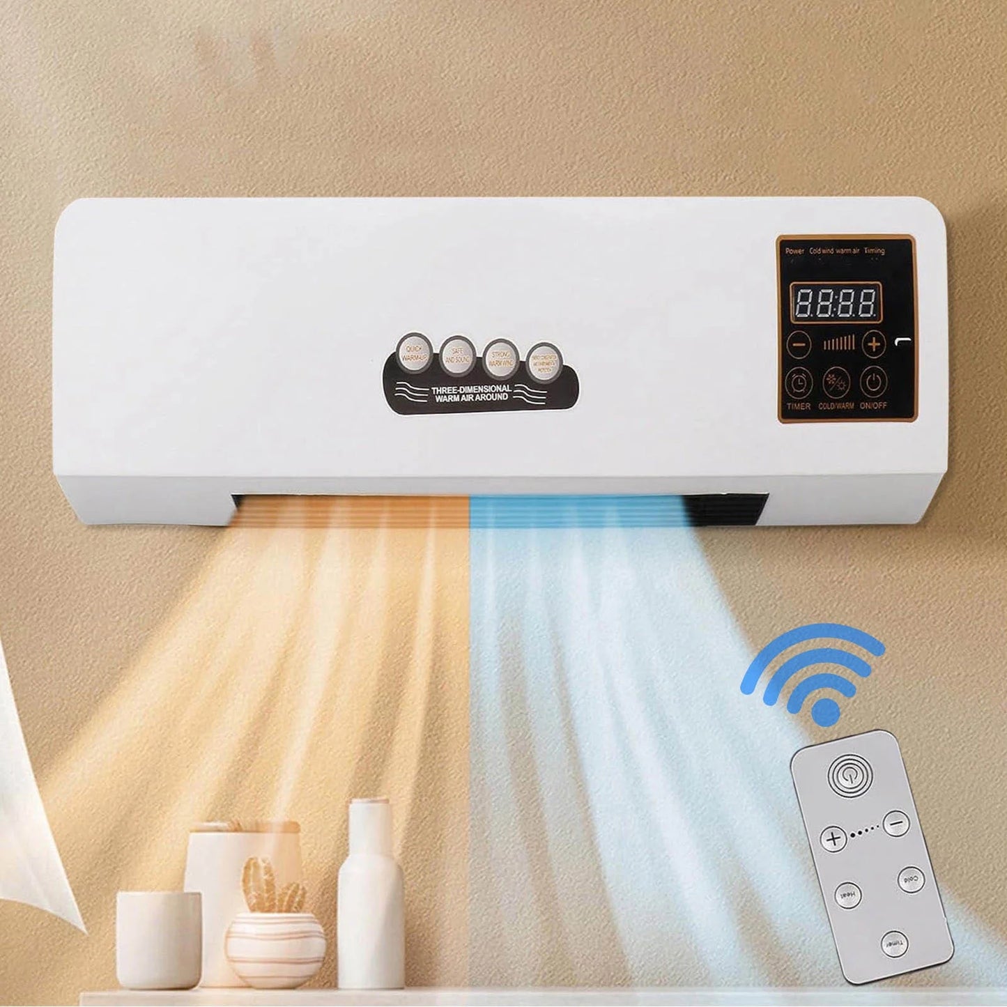 Wall-Mounted Air Conditioner with Heat Function – Perfect Climate Control for Small to Medium Rooms