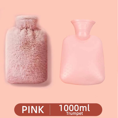 Cozy Faux Fur Hot Water Bag Warmer - Your Perfect Winter Companion