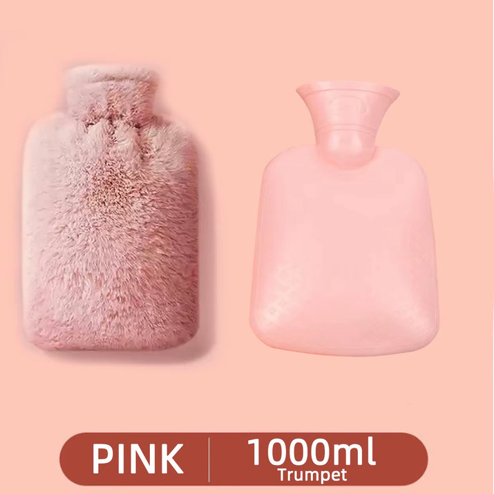 Cozy Faux Fur Hot Water Bag Warmer - Your Perfect Winter Companion
