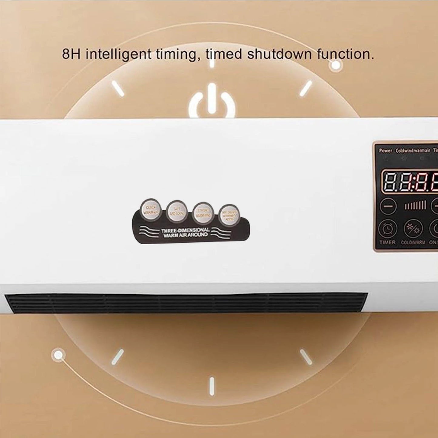 Wall-Mounted Air Conditioner with Heat Function – Perfect Climate Control for Small to Medium Rooms