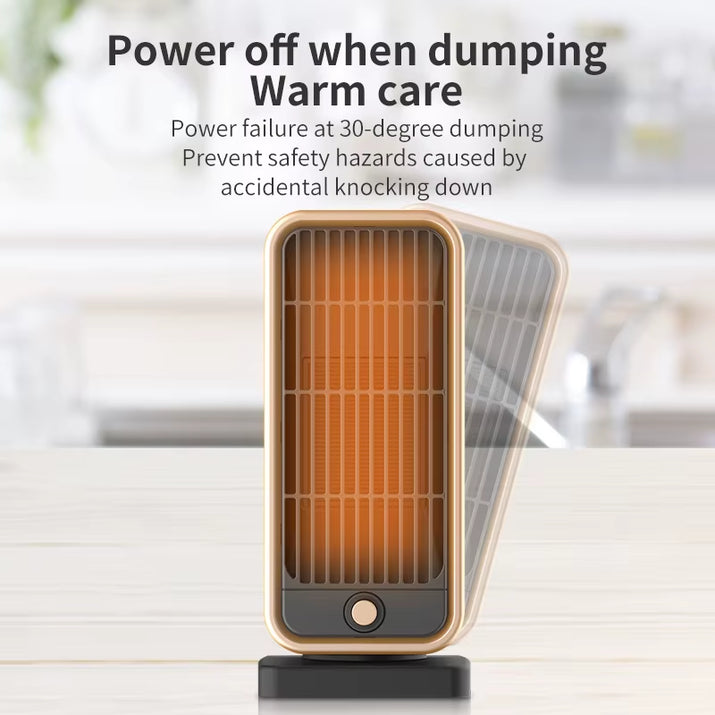 Stay Cozy Anywhere with the 500W Portable Electric Heater - Perfect for Your Room, Feet, and Hands!