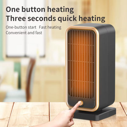 Stay Cozy Anywhere with the 500W Portable Electric Heater - Perfect for Your Room, Feet, and Hands!