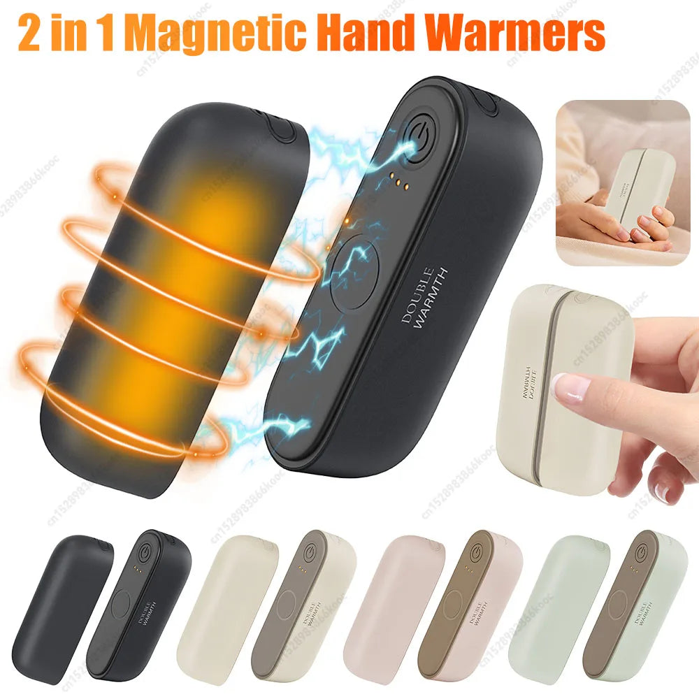 Stay Warm Anywhere: The Versatile 2-in-1 Magnetic Hand Warmer