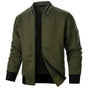  Mens Long Sleeve Zipper Jacket 