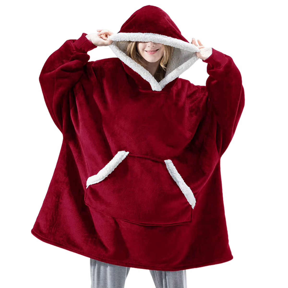 Wearable Blanket Hoodie Oversized 