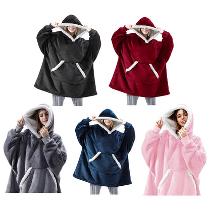 Wearable Blanket Hoodie Oversized 
