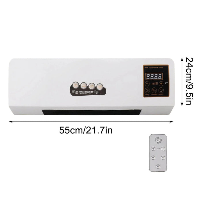 Wall-Mounted Air Conditioner with Heat Function – Perfect Climate Control for Small to Medium Rooms